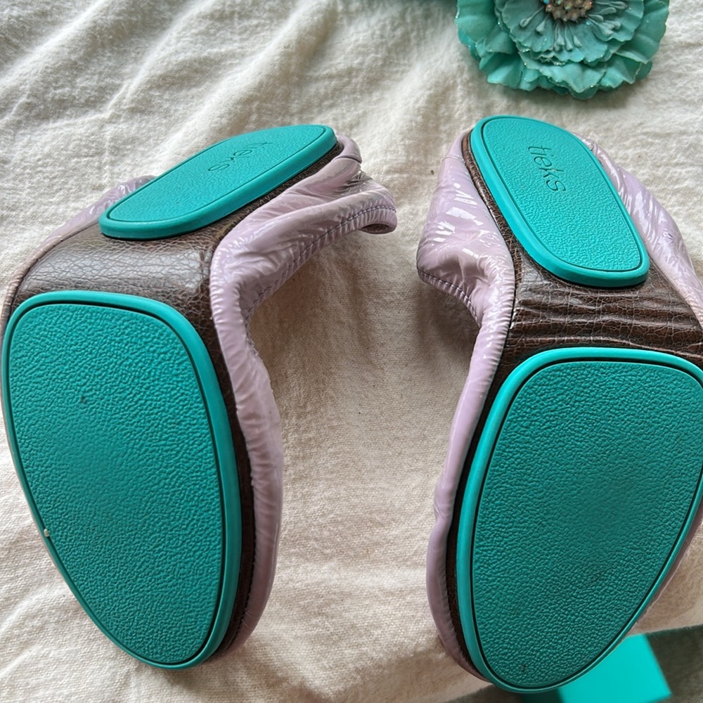 Tieks Patent Lavender Ballet Flat - Picture 3 of 4